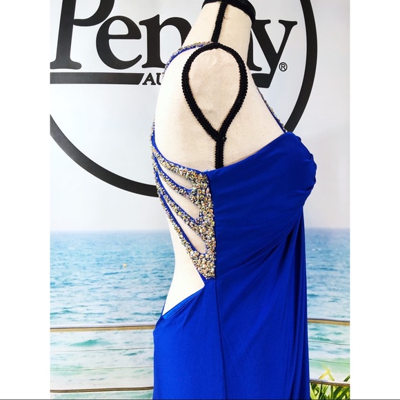 NWT LORD & TAYLOR Plunging Back Gown - Picture 14 of 16